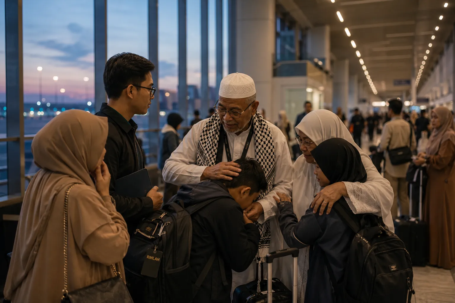 Langkah perjalanan umrah: Keberangkatan