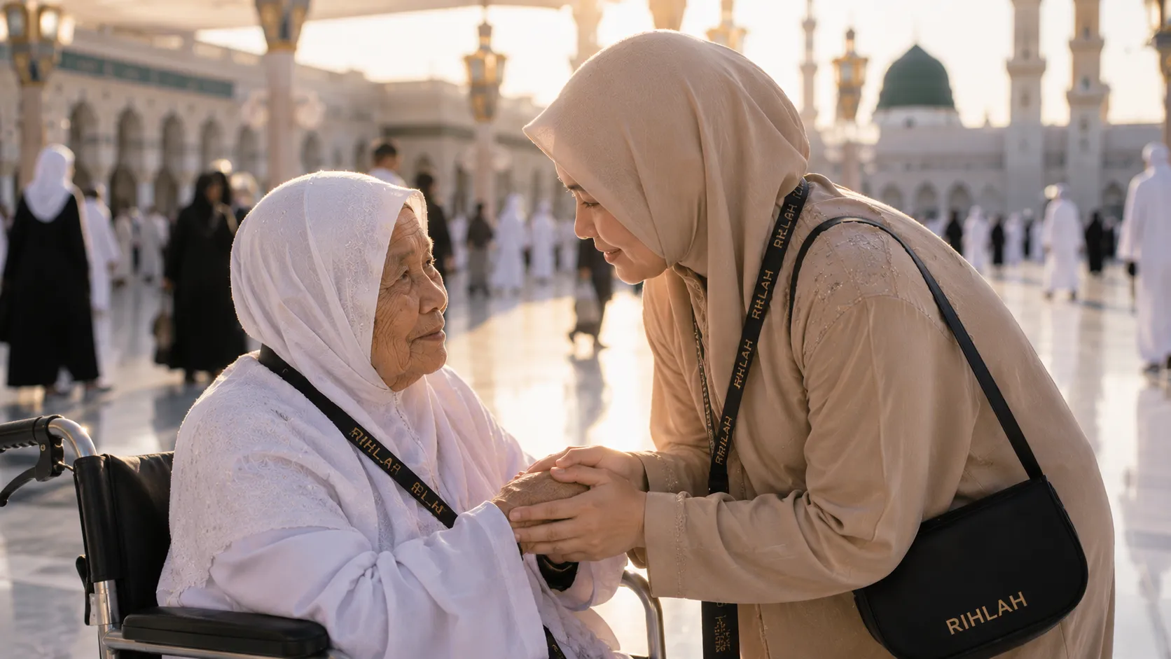 Membawa Orang Tua Beribadah